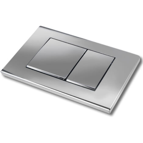 Panel de descarga de cisterna para Sigma30, cromado - réplica, placa de cubierta para todos los inodoros