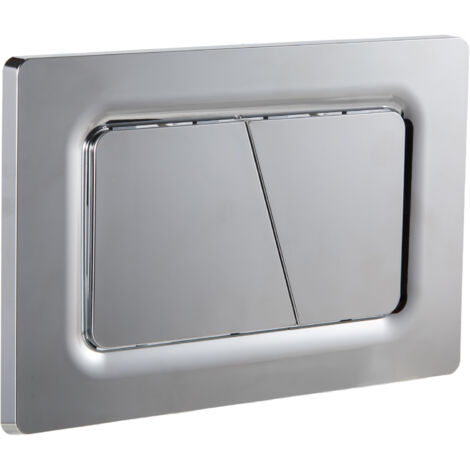Panel de descarga SIGMA (carcasa oculta), Sigma01/20/30/UP300/UP320, para todas las cisternas de inodoro, Durplast hidrófugo y componentes internos metálicos, para un volumen de agua ajustable por el 