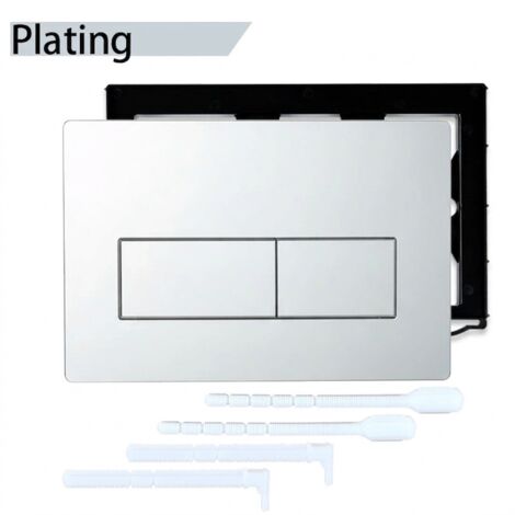 Panel de descarga Sigma con óptica de espejo para lavabos UP300/UP320, accesorios para lavabos UP300 y UP320, sistema de montaje en superficie/empotrado.
