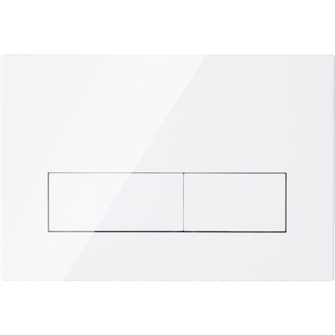 Panel de descarga Sigma  Montaje en pared para inodoros  Con botón de agua de 2 funciones para un uso eficiente del agua