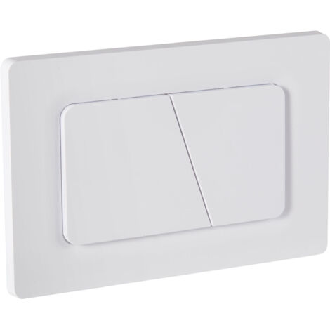 Panel de descarga Sigma01/20/30 UP300/UP320 con doble descarga para cisternas de inodoro empotradas – blanco mate