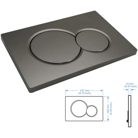 【Panel de ducha para inodoro】 Placa de montaje en pared Sigma 01 【Gris campo】 Hecho a medida