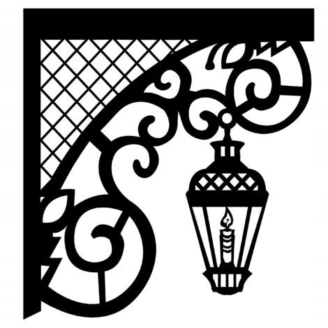Panel de esquina R14, cortina navideña moderna con forma de farol, para las fiestas de invierno.