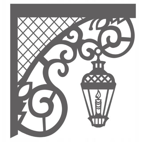 Panel de esquina R14, cortina navideña moderna con forma de farol, para las fiestas de invierno.