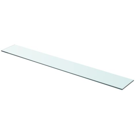 Panel de estante de vidrio transparente 90 x 12 cm 2702202/2