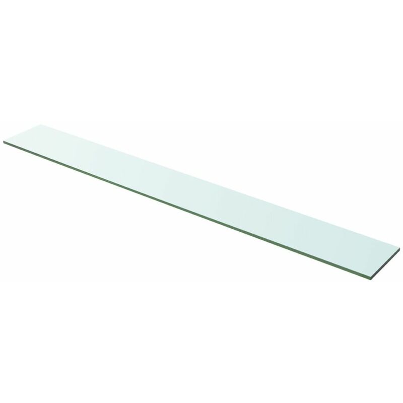 

Panel de estante vidrio claro 100x12 cm