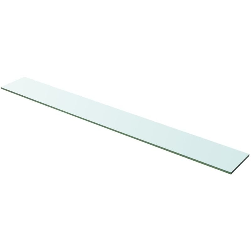 

Panel de estante vidrio claro 100x12 cm - Transparente