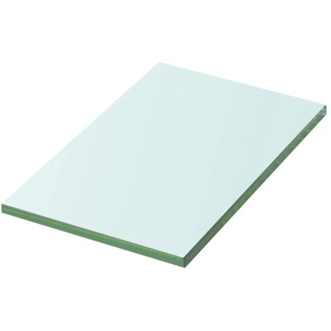 Panel de estante vidrio claro 20x12 cm
