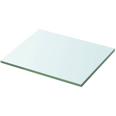 Panel de estante vidrio claro 20x25 cm