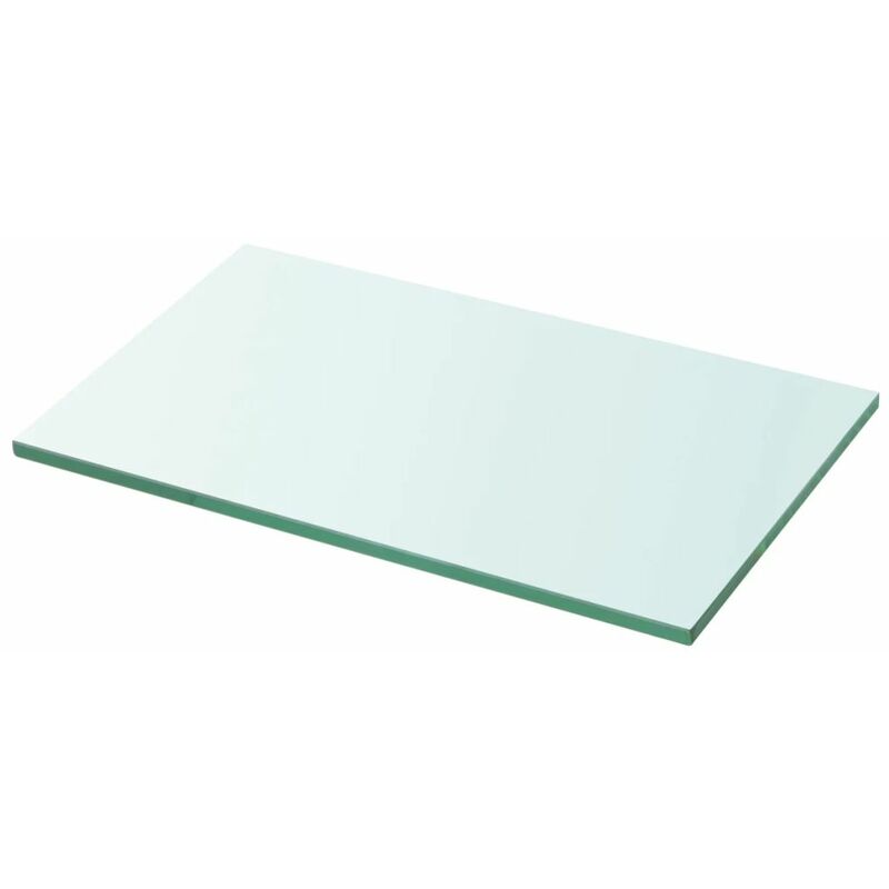 

Panel de estante vidrio claro 30x15 cm