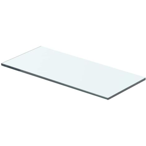 Panel de estante vidrio claro 40x12 cm