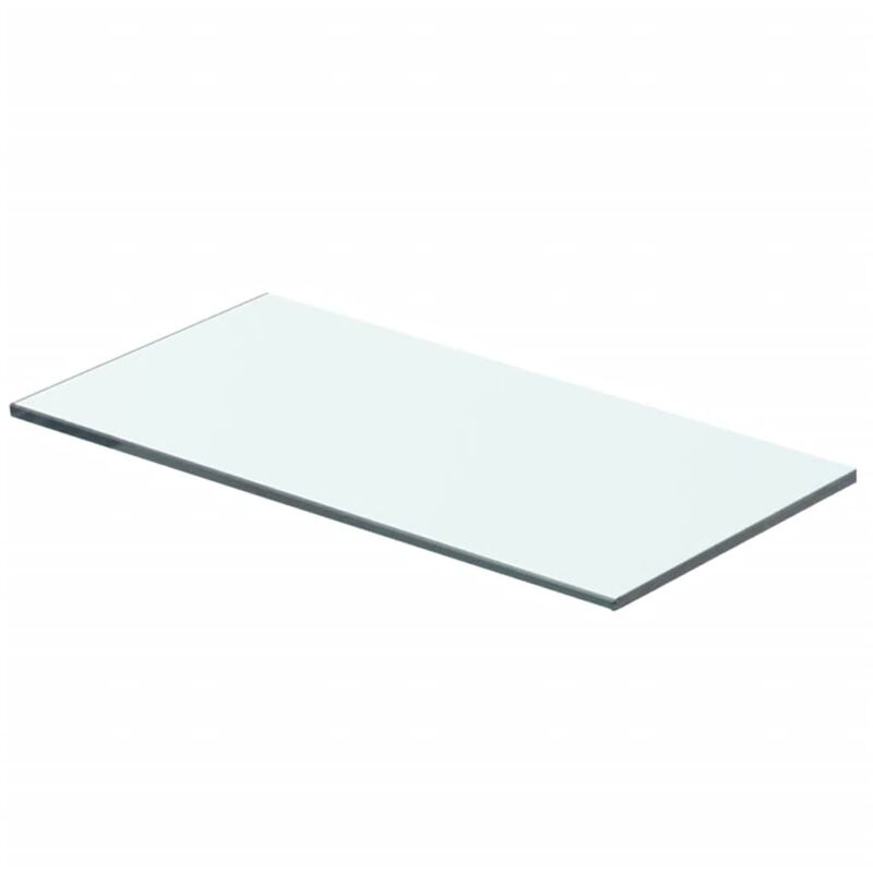 

Panel de estante vidrio claro 40x15 cm - Transparente