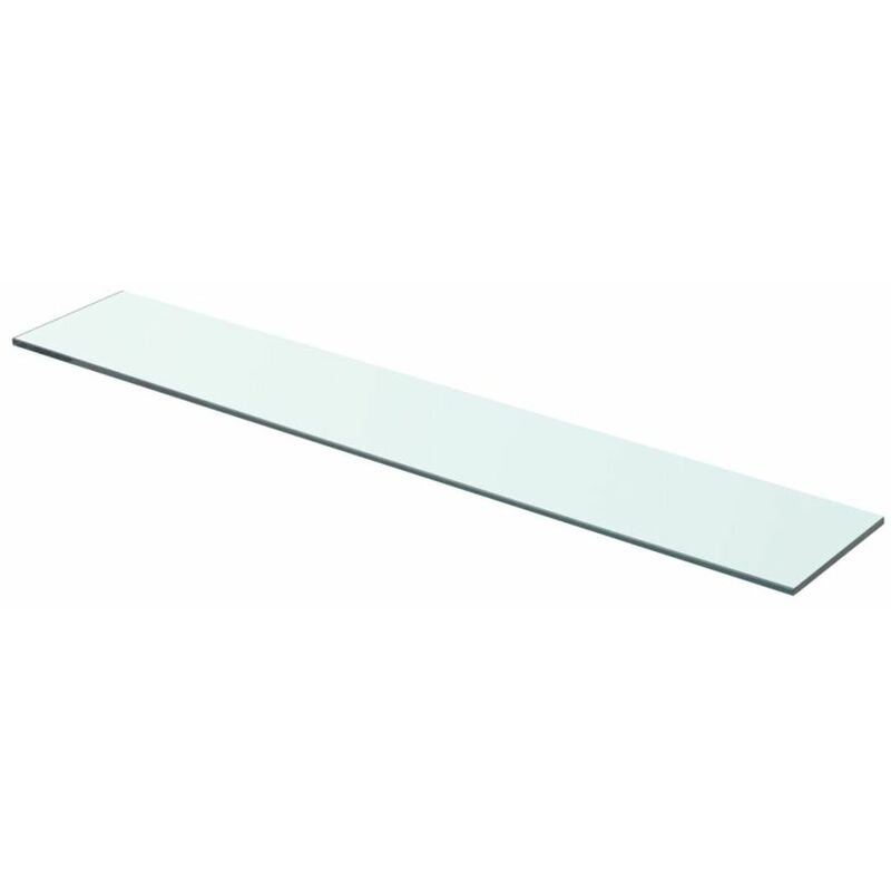

Panel de estante vidrio claro 70x12 cm