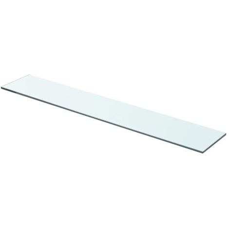 Panel de estante vidrio claro 70x12 cm