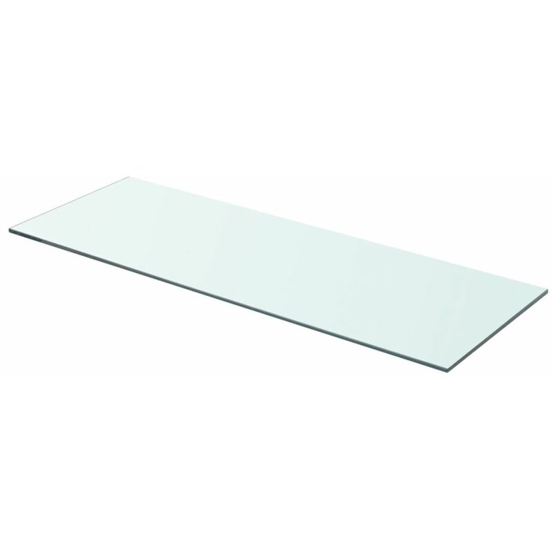 

Panel de estante vidrio claro 70x25 cm