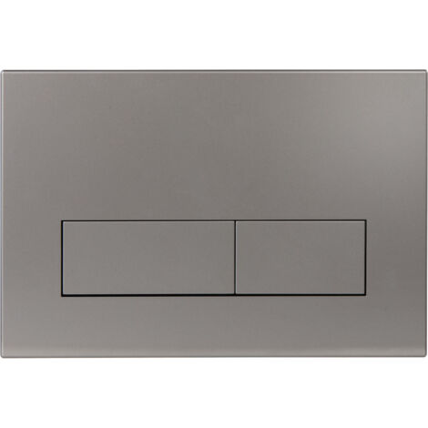 Panel de fregadero Sigma-Gunmetal paraVálvula de doble descarga oculta en plástico de primera calidad y acero inoxidable.