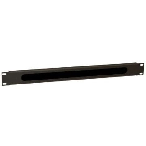 PANEL DE GESTION DE CABLES WP 1U CON CEPILLO