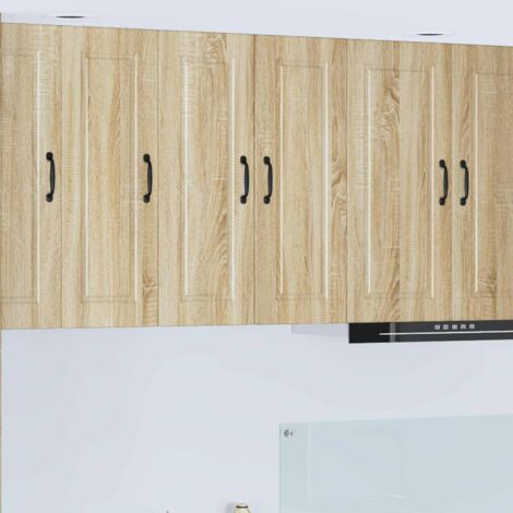 Panel de lavaplatos 2 pcs Roble  30 x 31 x 80 cm