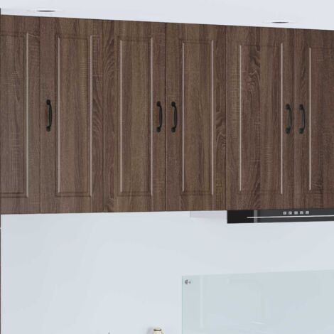 Panel de lavaplatos con estante Roble Marrón 60 x 31 x 80 cm