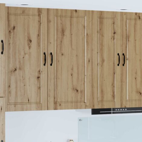 Panel de lavaplatos con puerta Roble artesanal 50 x 31 x 100 cm