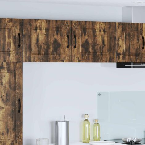 Panel de lavaplatos Kalmar 2 pcs Roble ahumado 50 x 31 x 40 cm