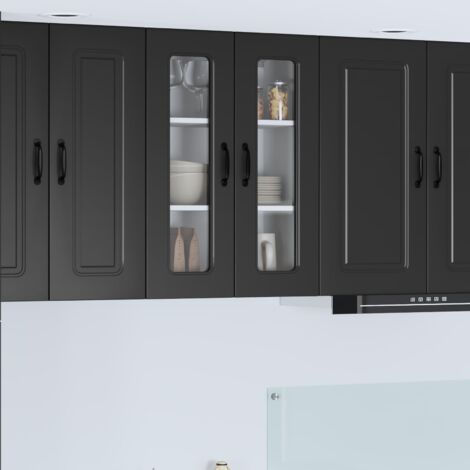 Panel de lavaplatos Kalmar Negro 60 x 31 x 80 cm