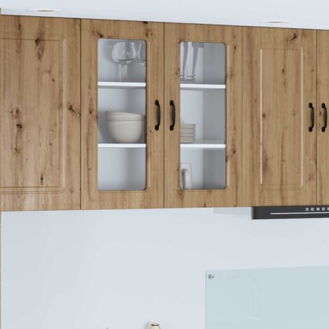 Panel de lavaplatos Kalmar Roble artesanal 80 x 31 x 80 cm