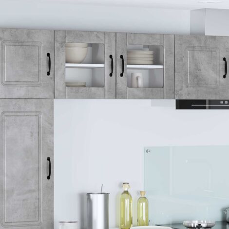 Panel de lavaplatos Lucca 2 pcs Gris Hormigón 40 x 31 x 40 cm