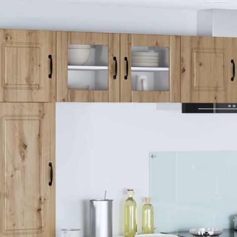 Panel de lavaplatos Lucca 2 pcs Roble Artesanal 40 x 31 x 40 cm
