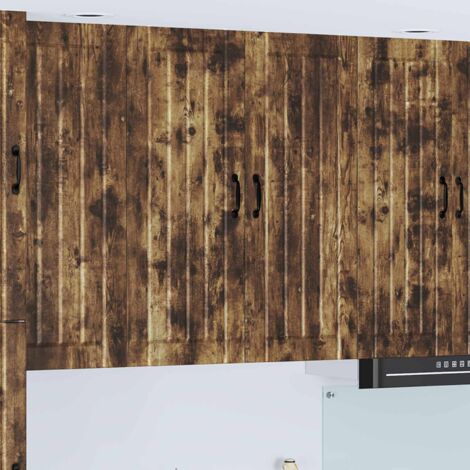 Panel de lavaplatos Lucca Roble Ahumado 80 x 31 x 100 cm