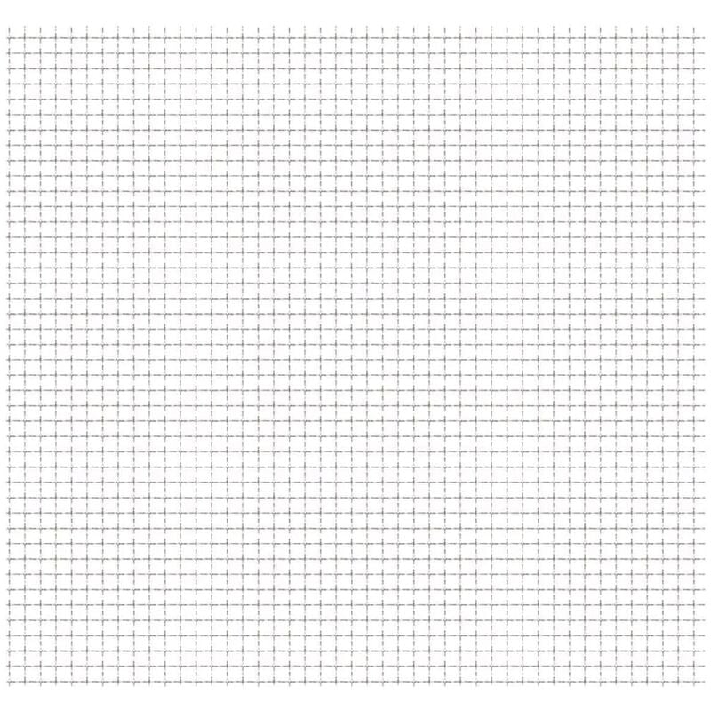 

Panel de malla alambre rizado acero inox. 50x50 cm 21x21x2,5 mm - Plateado