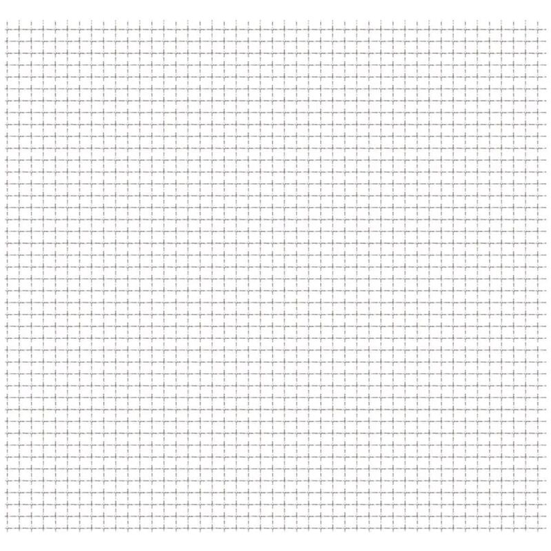 

Panel de malla alambre rizado acero inox. 50x50 cm 31x31x3 mm - Plateado