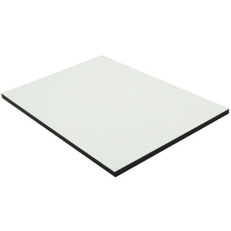 Panel de revestimiento laminado HPL compacto - Color - Crema, Espesor - 6 mm, Anchura - 130 cm, Longitud - 61 cm, Superficie cubierta en m² - 0,79