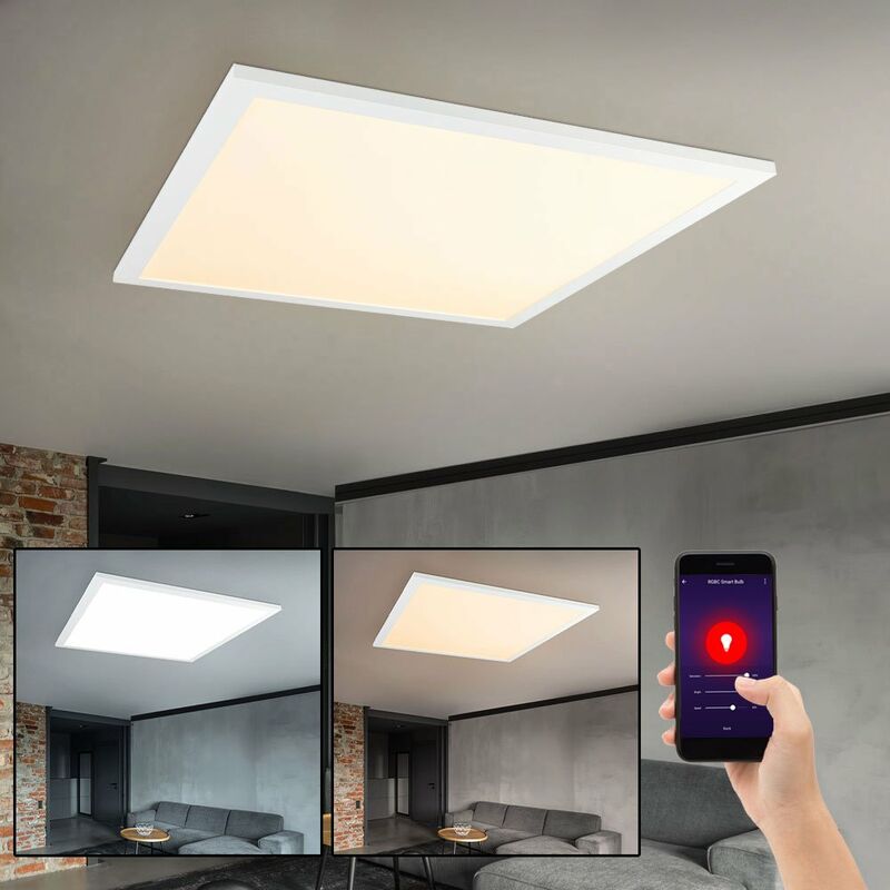 

Smart Home LED Construcción Panel de techo Luz Alexa Lámpara de sala de trabajo Globo 41604D3SH