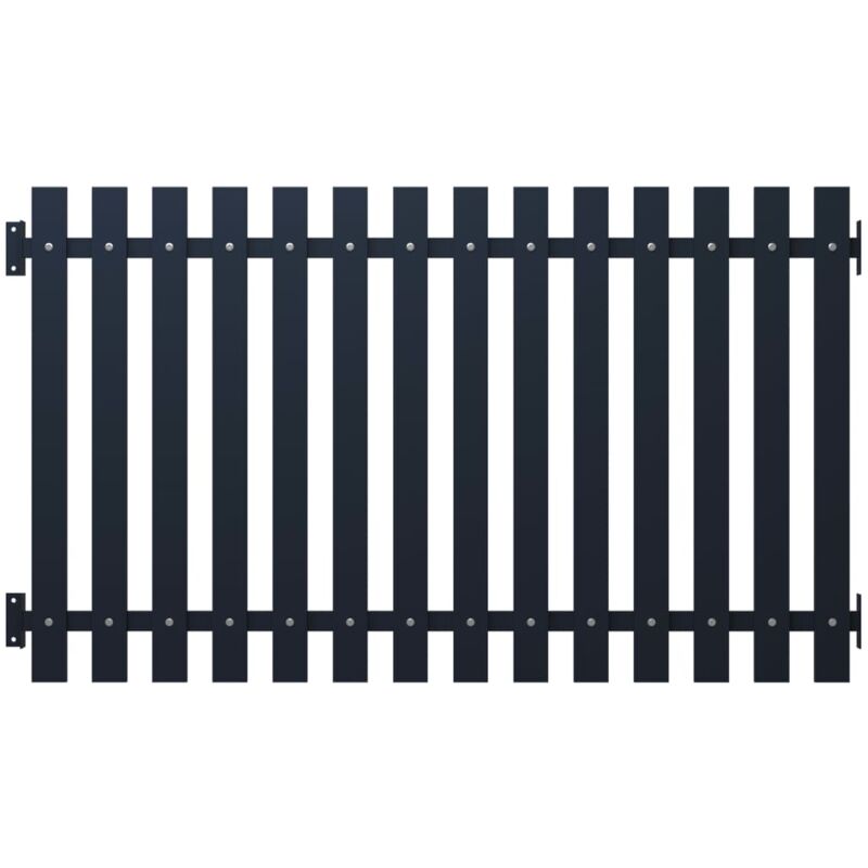 

vidaXL Panel de valla acero recubrimiento polvo antracita 170,5x100 cm - Antracita