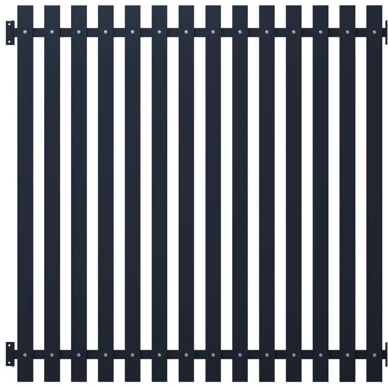 

vidaXL Panel de valla acero recubrimiento polvo antracita 170,5x170 cm - Antracita