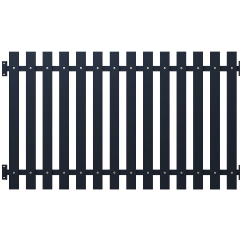 

vidaXL Panel de valla acero recubrimiento polvo antracita 170,5x75 cm - Antracita