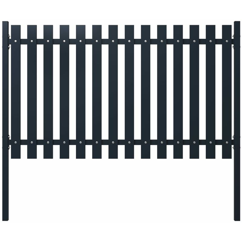 

Panel de valla acero recubrimiento polvo antracita 174,5x75 cm - Antracita