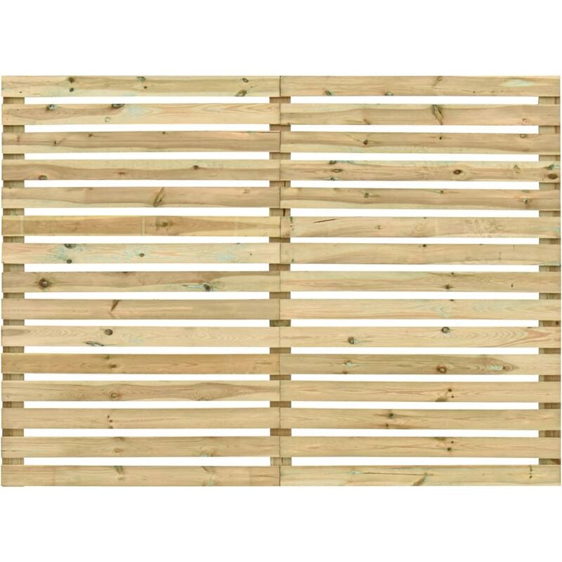 

Panel de valla de jardín madera de pino impregnada 180x180 cm