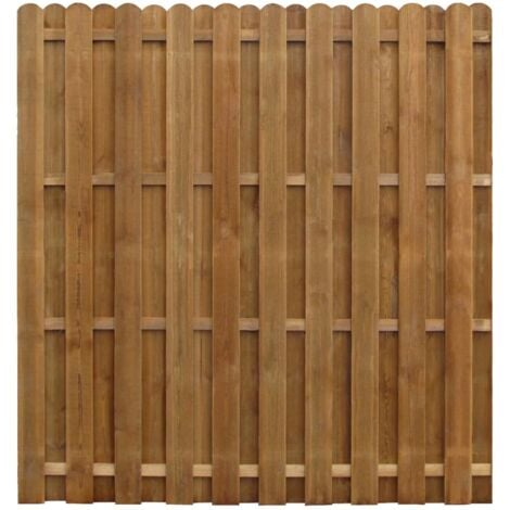 Panel de valla madera de pino impregnada 170x170 cm