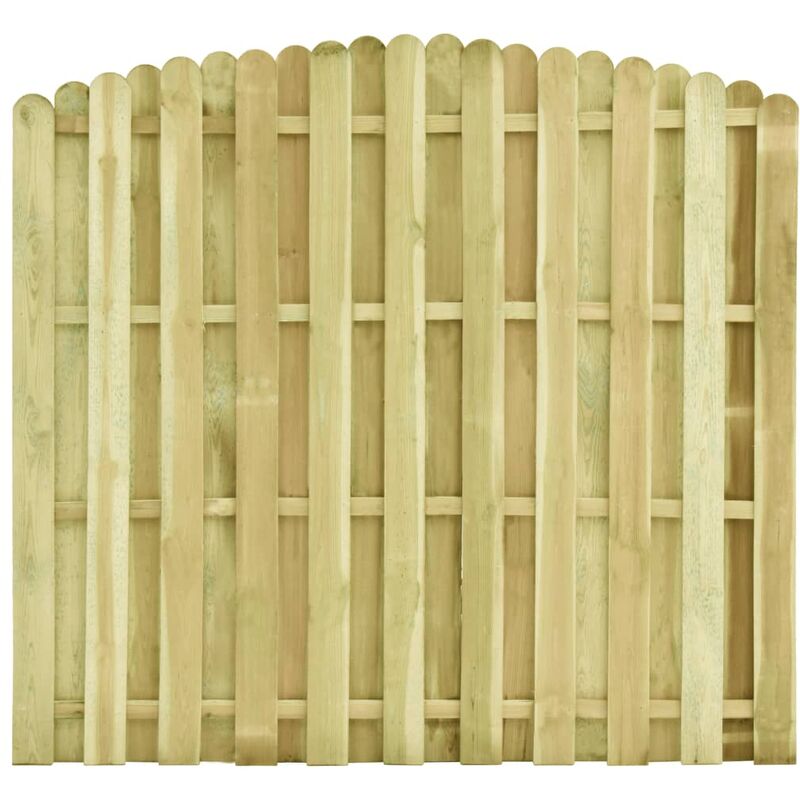 

Panel de valla madera de pino impregnada 180x(155-170) cm