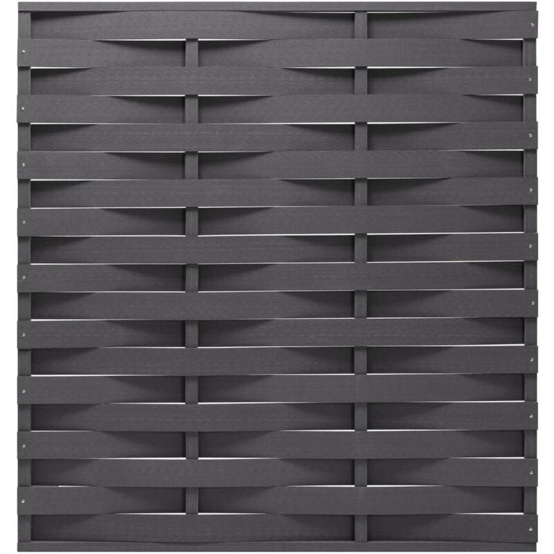 

Panel de valla WPC gris 170x180 cm