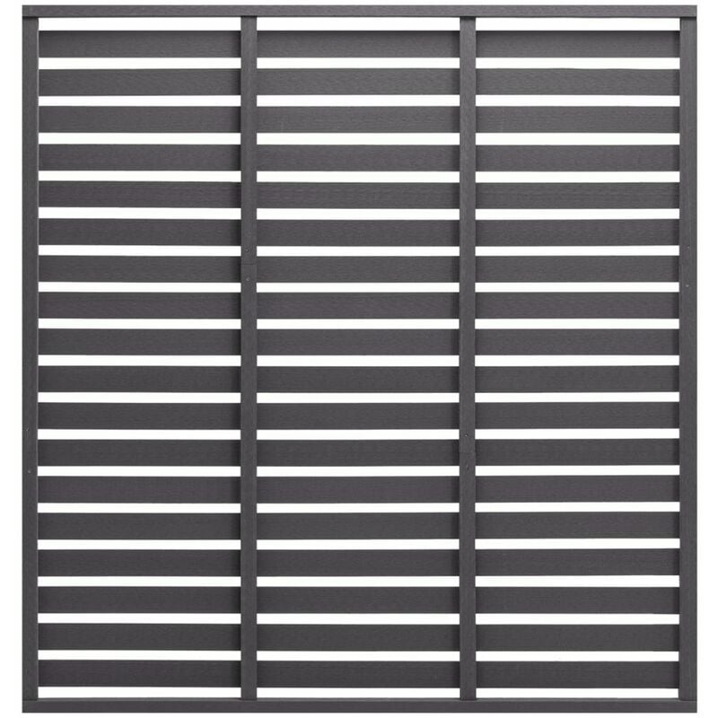 

Panel de valla WPC gris 170x180 cm