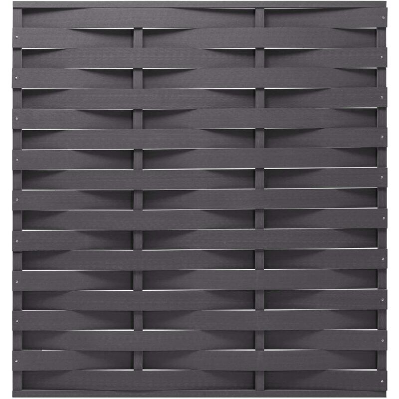 

Panel de valla WPC gris 170x180 cm