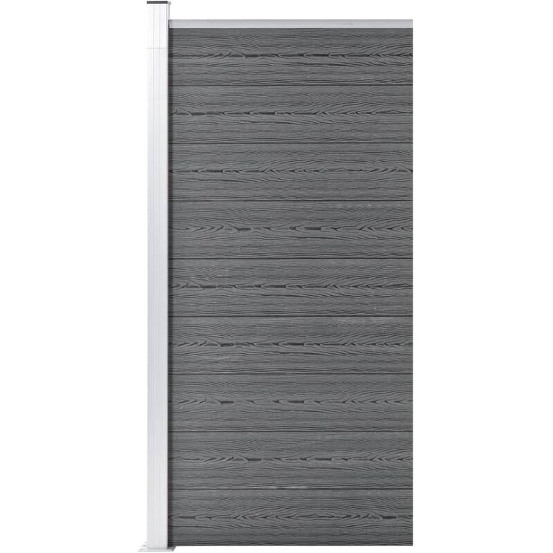 

Panel de valla WPC gris 95x186 cm