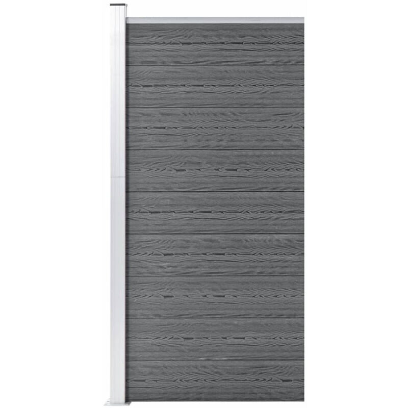 

Panel de valla WPC gris 95x186 cm