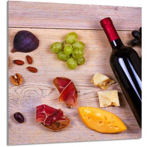 PANEL DE VIDRIO PARA COCINA 60x65 Alimentos