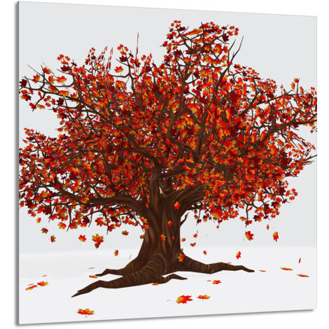 PANEL DE VIDRIO PARA COCINA 60x65 Árbol