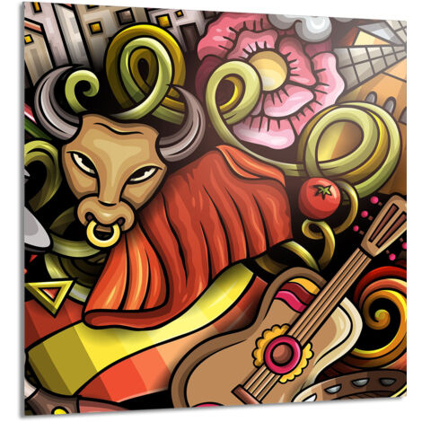 PANEL DE VIDRIO PARA COCINA 60x65 Bull