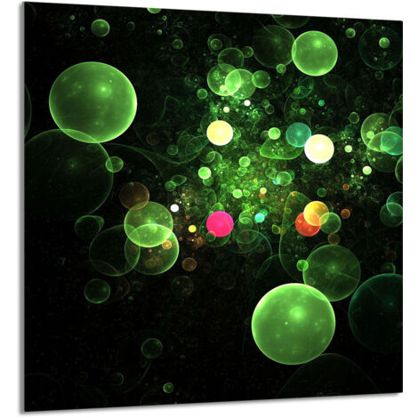 PANEL DE VIDRIO PARA COCINA 60x65 Burbujas